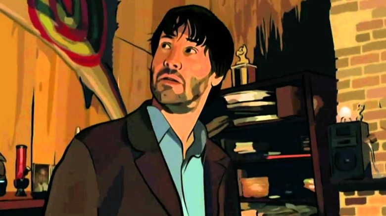 Keanu Reeves as Bob Arctor in A Scanner Darkly