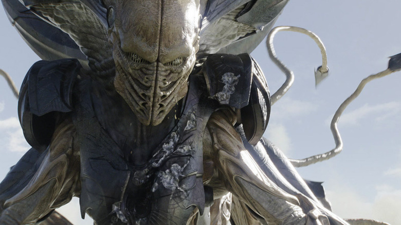 Alien looks angry