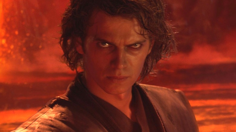 Anakin glares