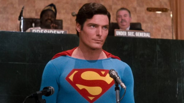 Superman addresses the United Nations in "Superman IV: The Quest for Peace" (1987)