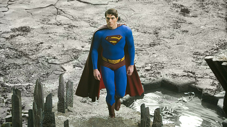 Superman on the surface of Krypton in "Superman Returns" (2006)