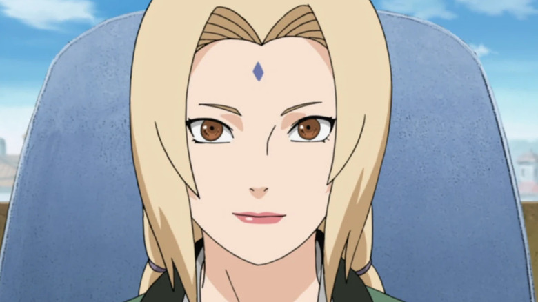Tsunade smiling