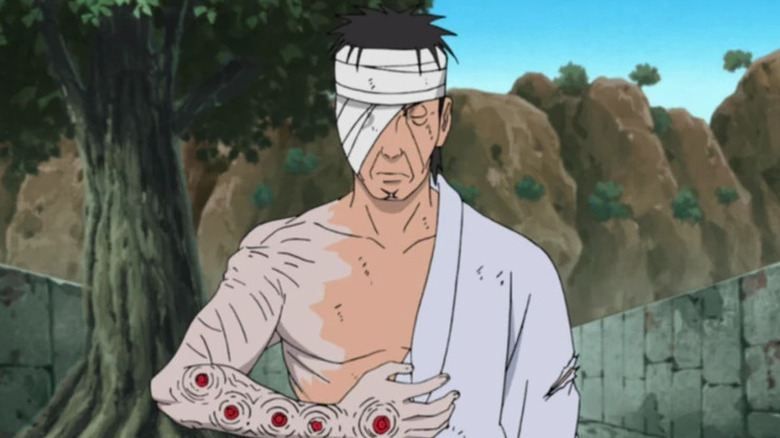 Danzo Shimura unleashes his sealing jutsu
