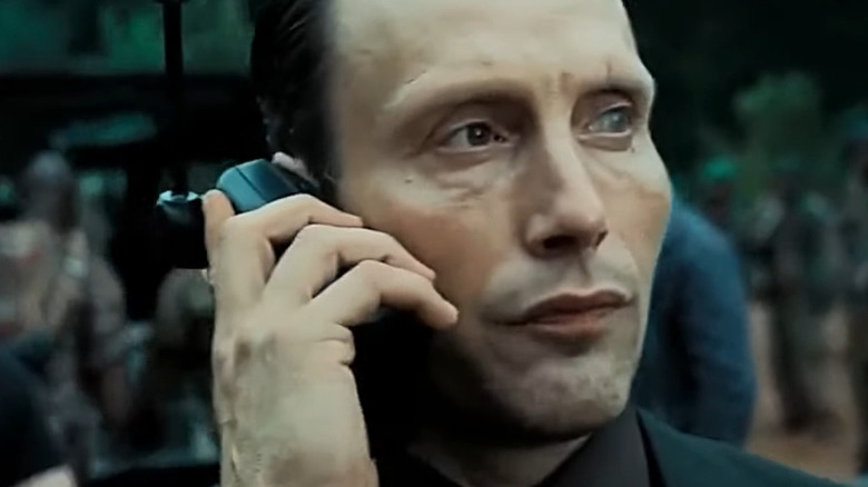 Le Chiffre in the final hand of his poker tournament
