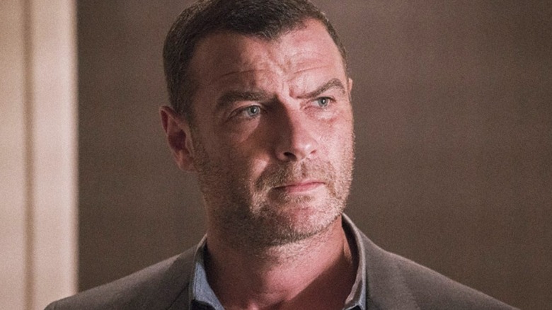 Liev Schreiber grimaces