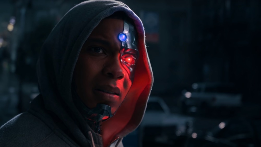 Ray Fisher Cyborg emoting