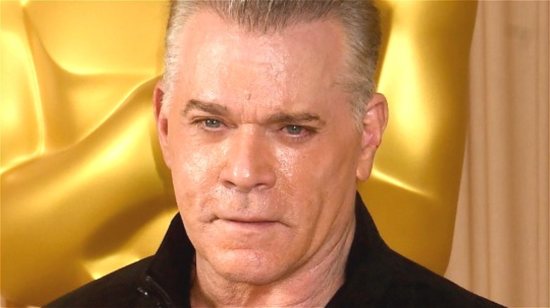 Ray Liotta sweating at the Oscars