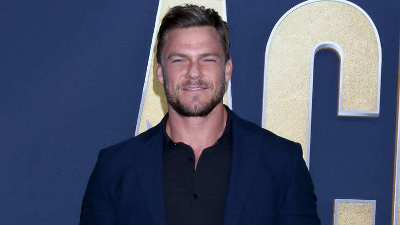 Alan Ritchson on the red carpet