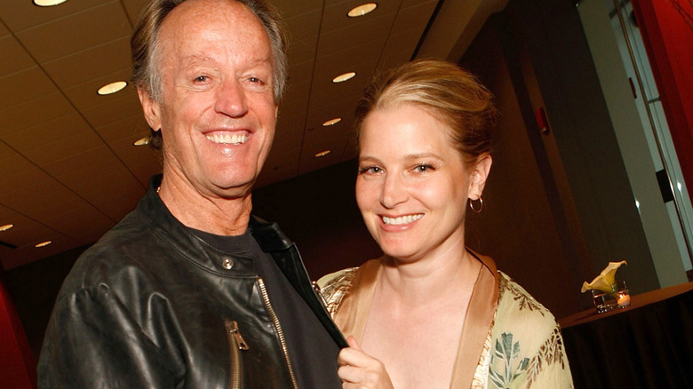 Peter Fonda and Bridget Fonda
