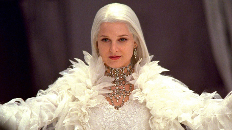 The Snow Queen smiling