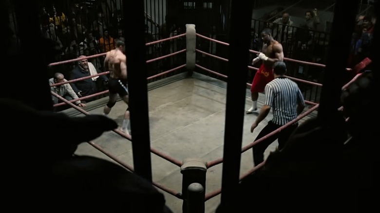 Chambers and Boyka in the boxing ring