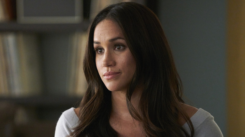Rachel Zane stares