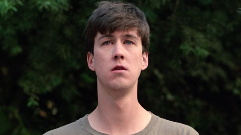 Cameron looking up in "Ferris Bueller's Day Off"