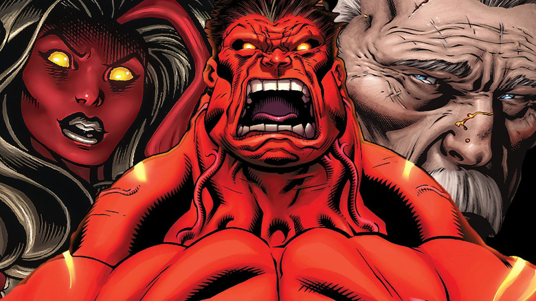 Red She-Hulk, Red Hulk, and Ross