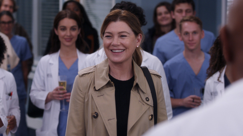 Meredith at the hospital