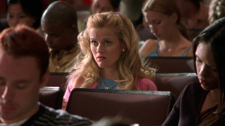 Elle Woods listening in class