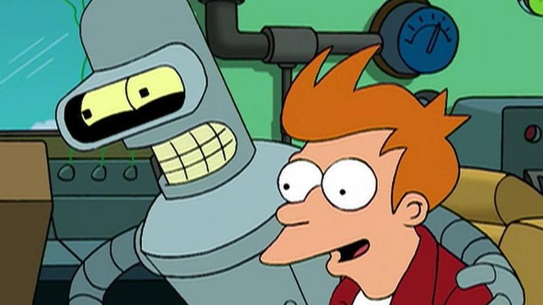 Fry and Bender from Futurama