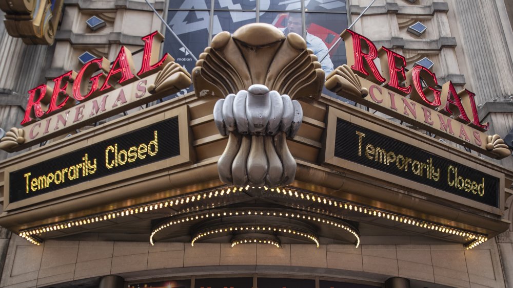 Exterior of Regal Cinemas theater