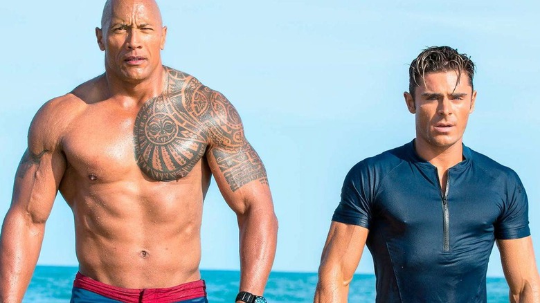 The Rock and Zac Efron