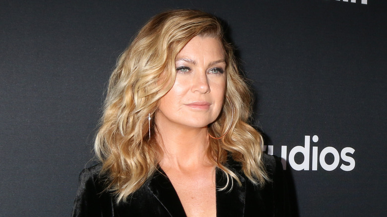 Ellen Pompeo attending Grey's Anatomy celebration