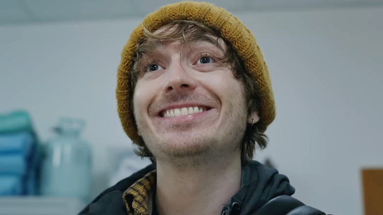 Bryan grinning in Resident Evil