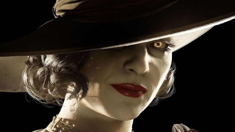 Lady Dimitrescu one eye stare