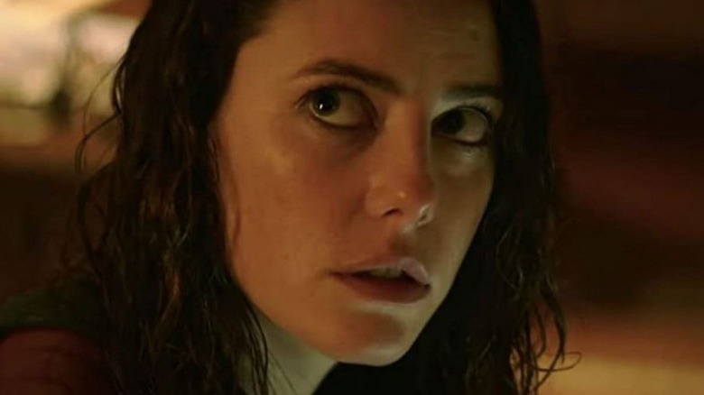 Kata Scodelario looking concerned