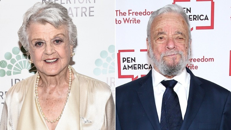 Angela Lansbury and Stephen Sondheim