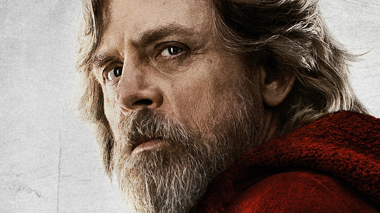 Mark Hamill as Luke Skywalker in The Last Jedi