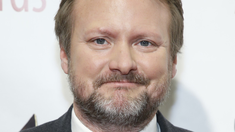 Rian Johnson smiling