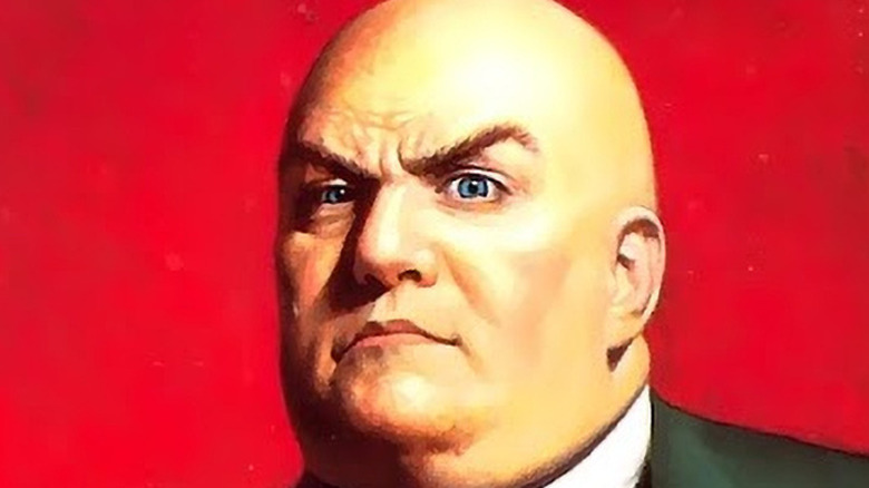 Lex Luthor smirking red background