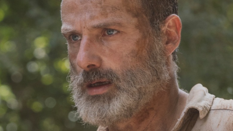 Rick Grimes worried