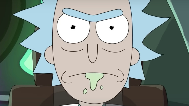 Rick in Season 4 of Rick and Morty