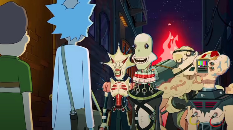 Demons greet Rick and Jerry