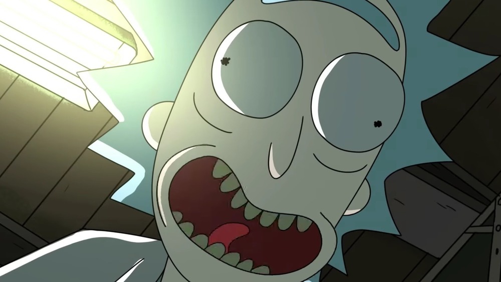 rick sanchez screaming