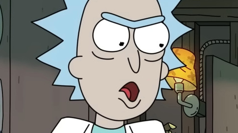 Rick yelling