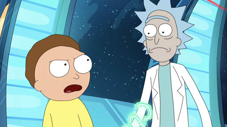 Rick and Morty arguing