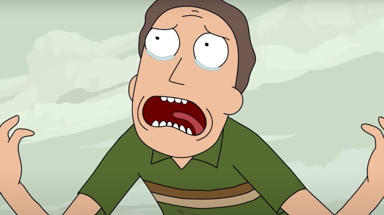 Rick and Morty Jerry Screaming