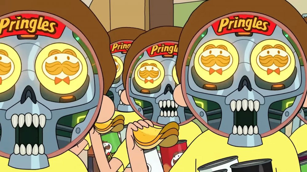 Still from Rick and Morty Super Bowl spot