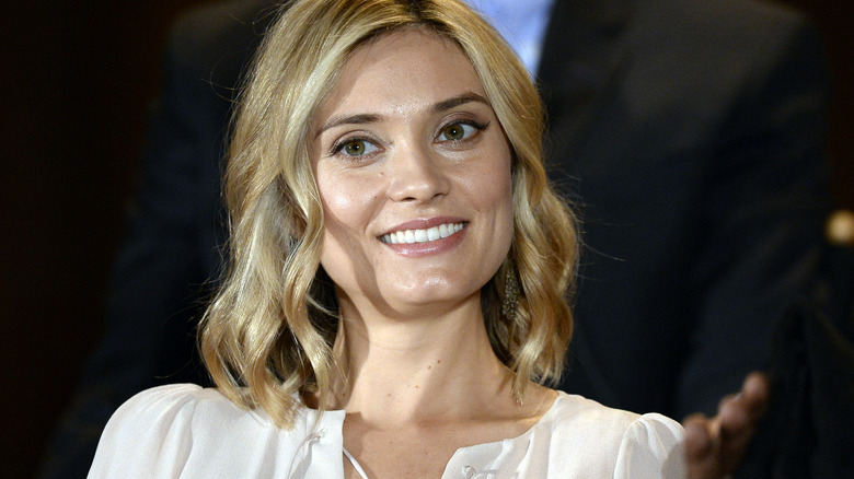 Spencer Grammer smiling