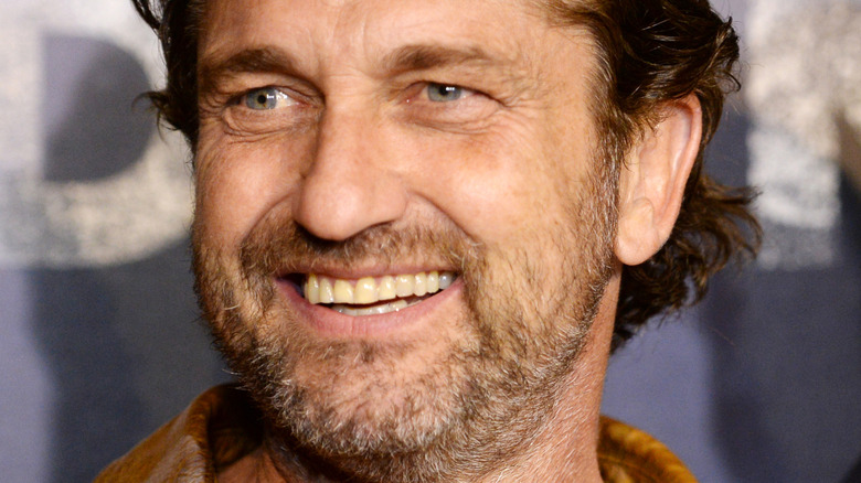 Gerard Butler smiling
