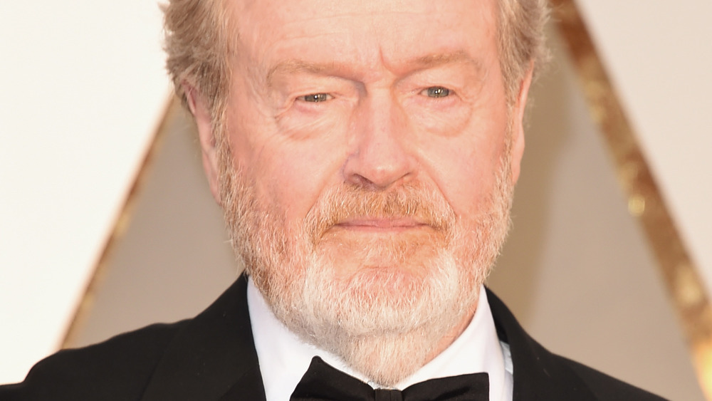 Ridley Scott posing