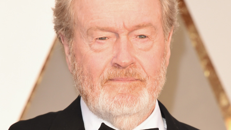 Ridley Scott posing