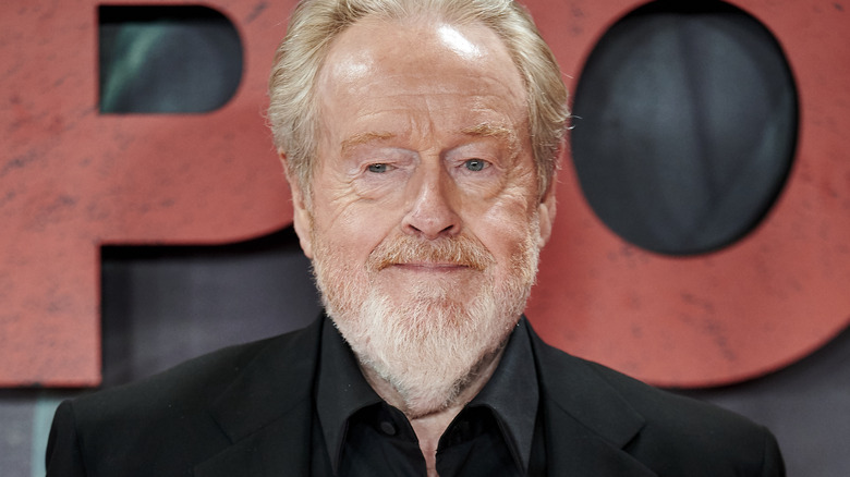 Ridley Scott smiling