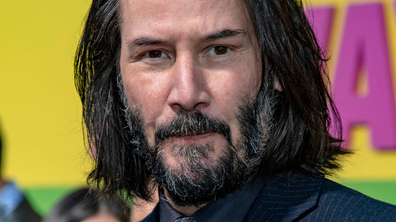 Keanu Reeves posing