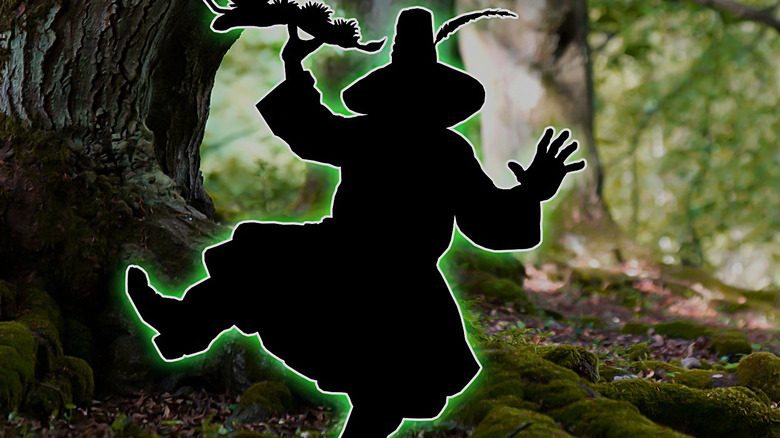 Tom Bombadil shadow figure composite