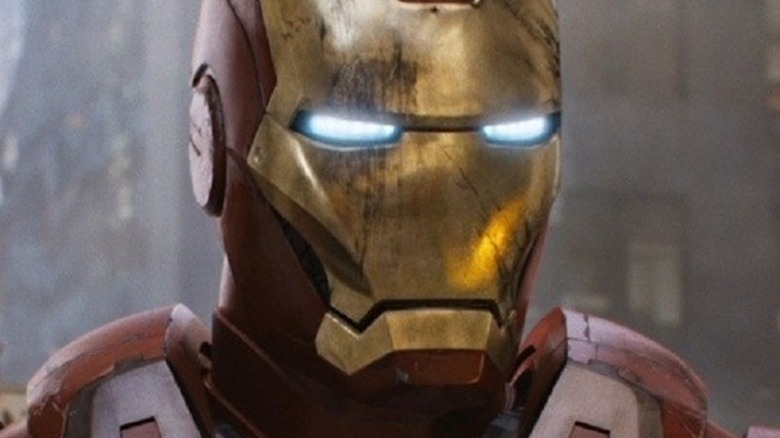 Iron Man preparing for battle