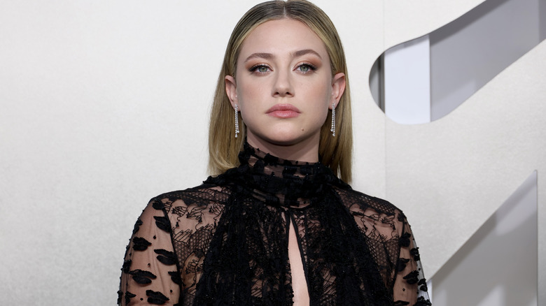 Lili Reinhart looking serious 