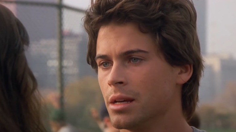 Rob Lowe About Last Night wavy hair