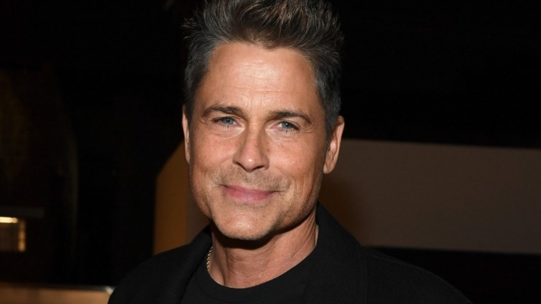 Rob Lowe smirking